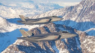 Danish F35 Over Greenland 1